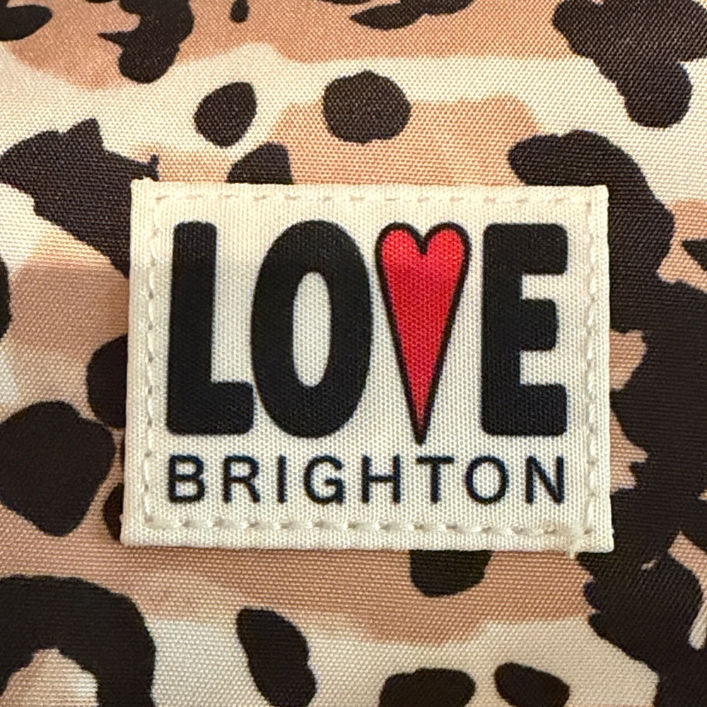 Brighton Love Animal Print Bag with Red Accent - Picture 2 of 7